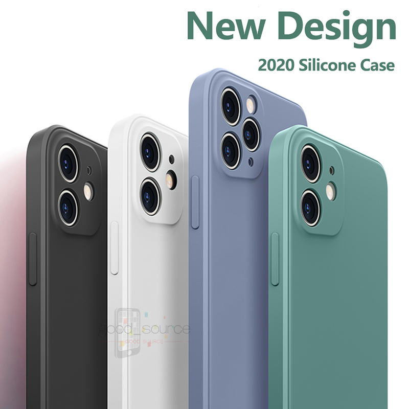 Ốp lưng silicon lỏng có cạnh hình khối Rubik tương lai cho iPhone 11 Pro Max XS Max XR X 7 8 6S Plus Vỏ nắp capa