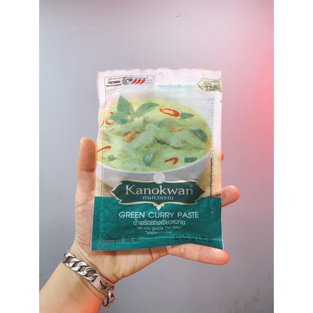 Cà ri xanh - kaeng khiao wa -  Kanokwan Thái Lan 50g