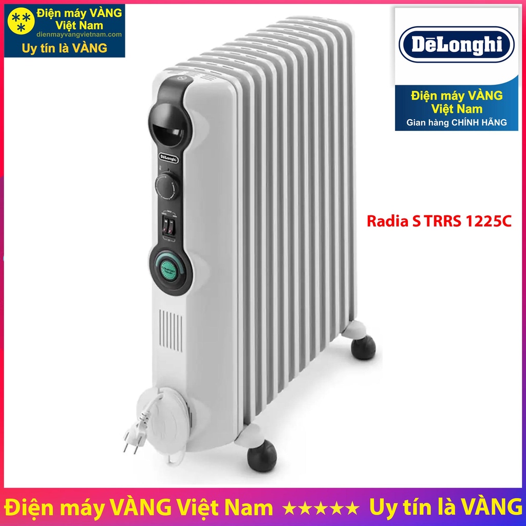 Máy sưởi dầu DeLonghi Dragon4 TRD4 1025 Radia S TRRS 1225C Hàng chính hãng