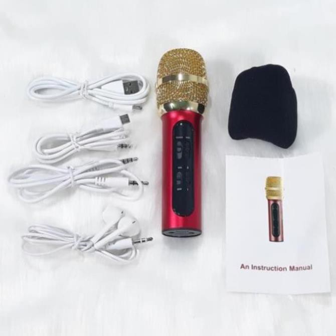 Bộ micro C11 thu âm karaoke livestream [CHÍNH HÃNG]  Kèm đầy đủ phụ kiện hỗ trợ livestream âm tốt - Bảo hành 3 tháng