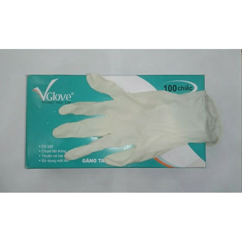 GĂNG TAY( BAO TAY) Y TẾ CÓ BỘT VGLOVE