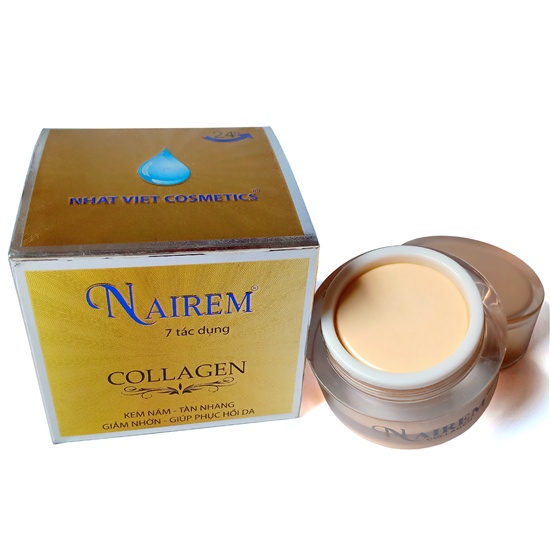 Nairem Collagen – Kem nám, tàn nhang, ngừa nhăn, giúp phục hồi da 15g