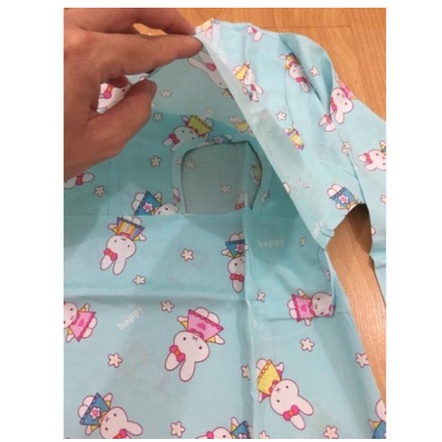 Bộ lanh sau sinh lật ngực cho con bú tiện lợi size