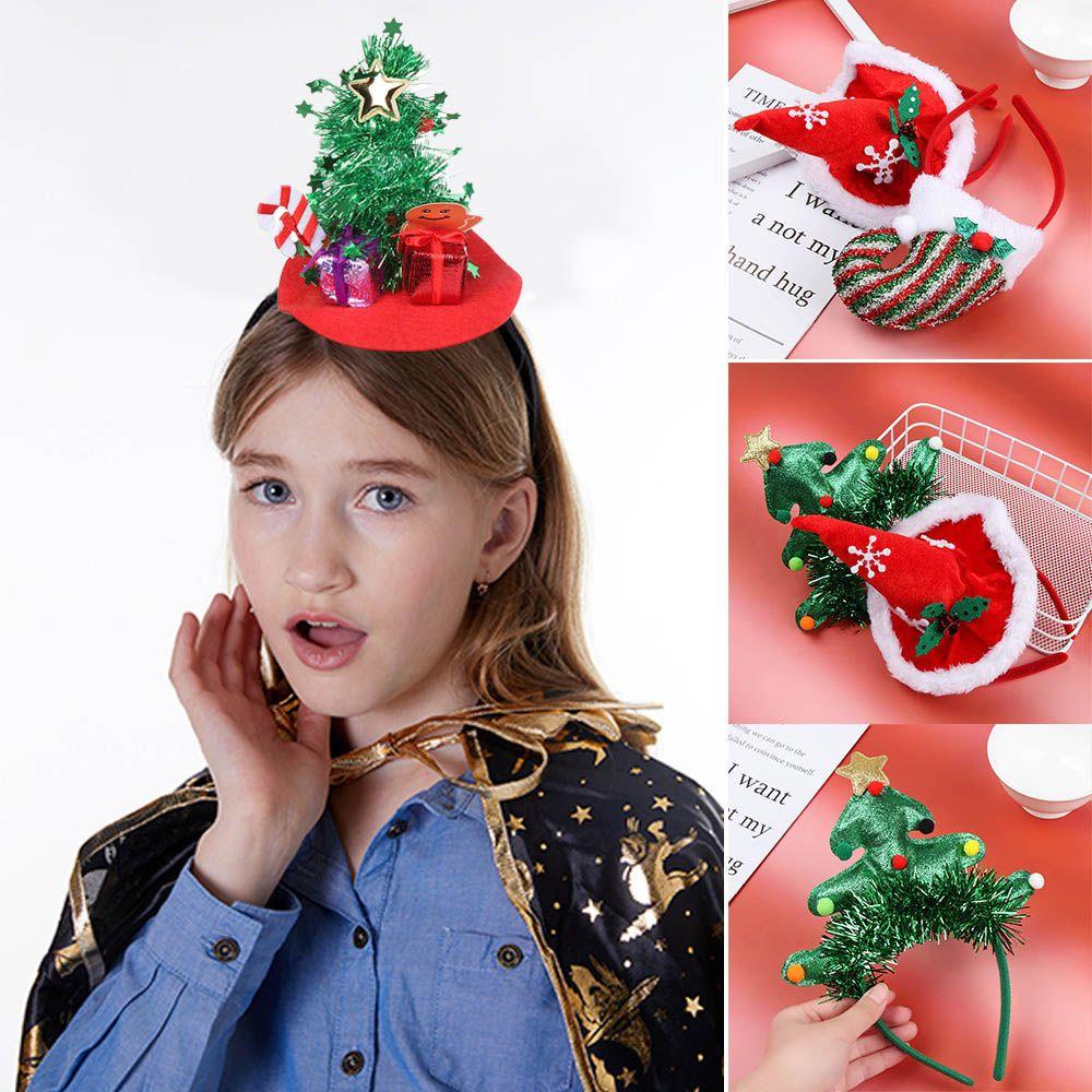 SUSANS Băng Đô Cài Tóc Hình Cây Thông Noel