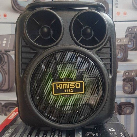 LOA BLUETOOTH KIMISO - 1182 - PIN KHỎE - NGHE HAY - HỖ TRỢ THẺ NHỚ - FM