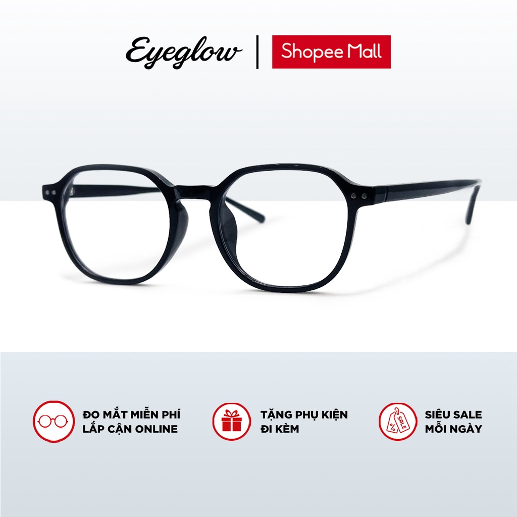 Gọng kính cận nam nữ Eyeglow thiết kế mới đường nét tinh xảo phù hợp nhiều gương mặt EG1961