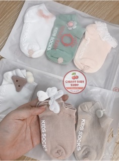 Set 3 đôi tất (vớ) cho bé gái siêu xinh