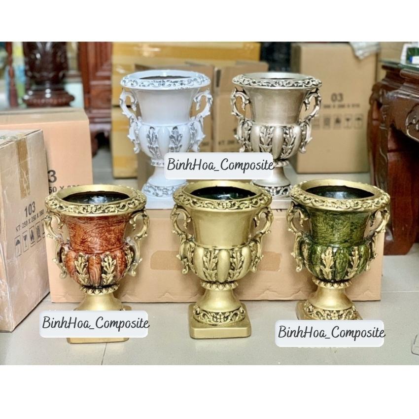 Bình hoa cúp 73, lọ cắm hoa cao cấp, bình hoa trang trí