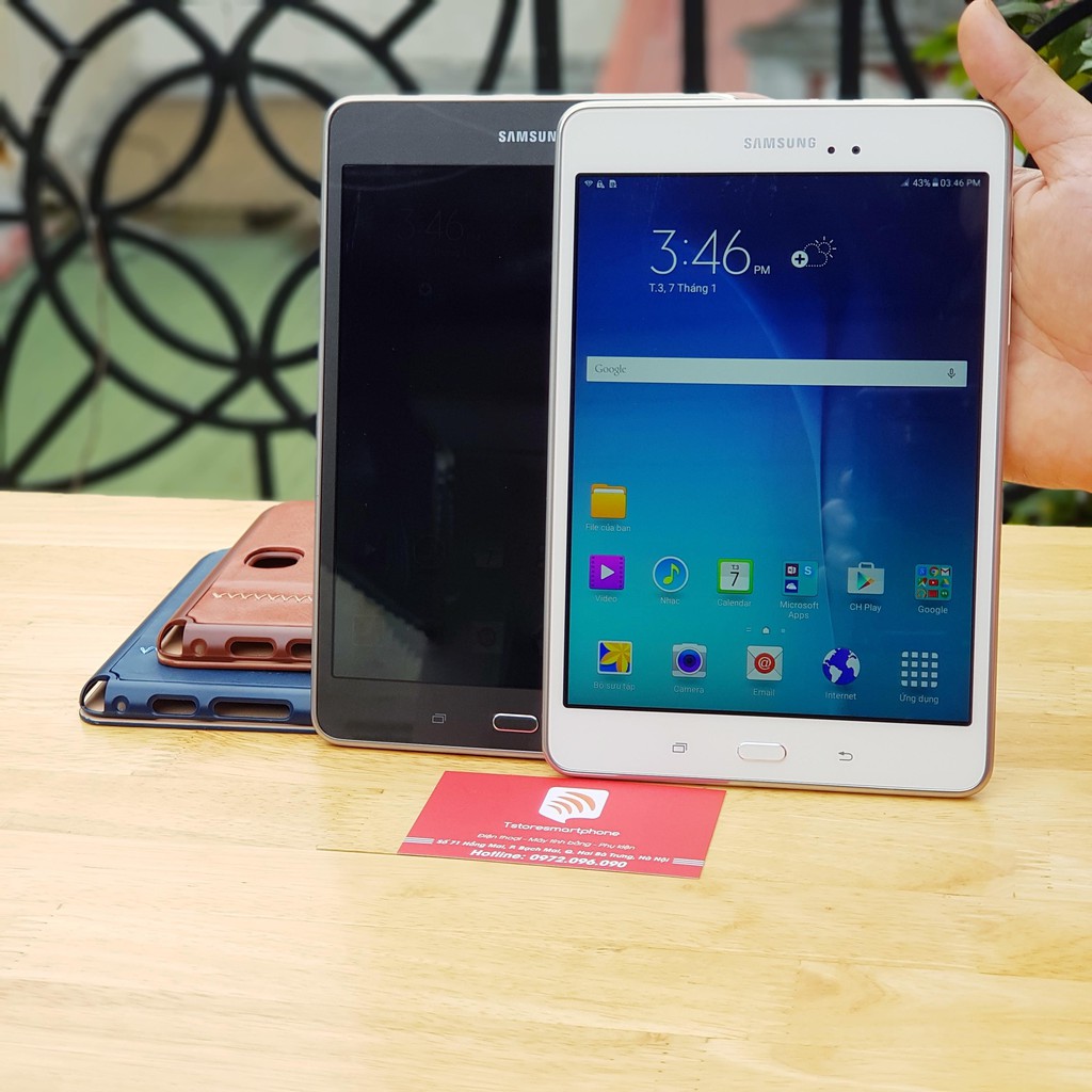 Máy tính bảng Samsung Galaxy Tab A 8.0 RAM 2GB T357T 4G WIFI  có bao da kính cường lực | BigBuy360 - bigbuy360.vn