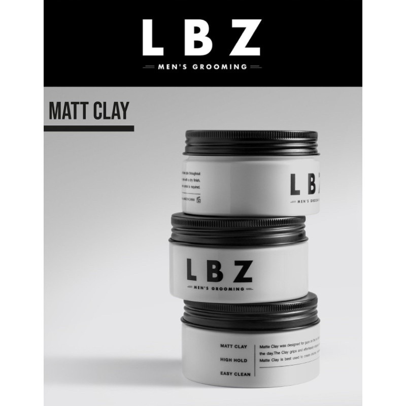 Sáp vuốt tóc LBZ Men's Grooming Matt Clay - 90g