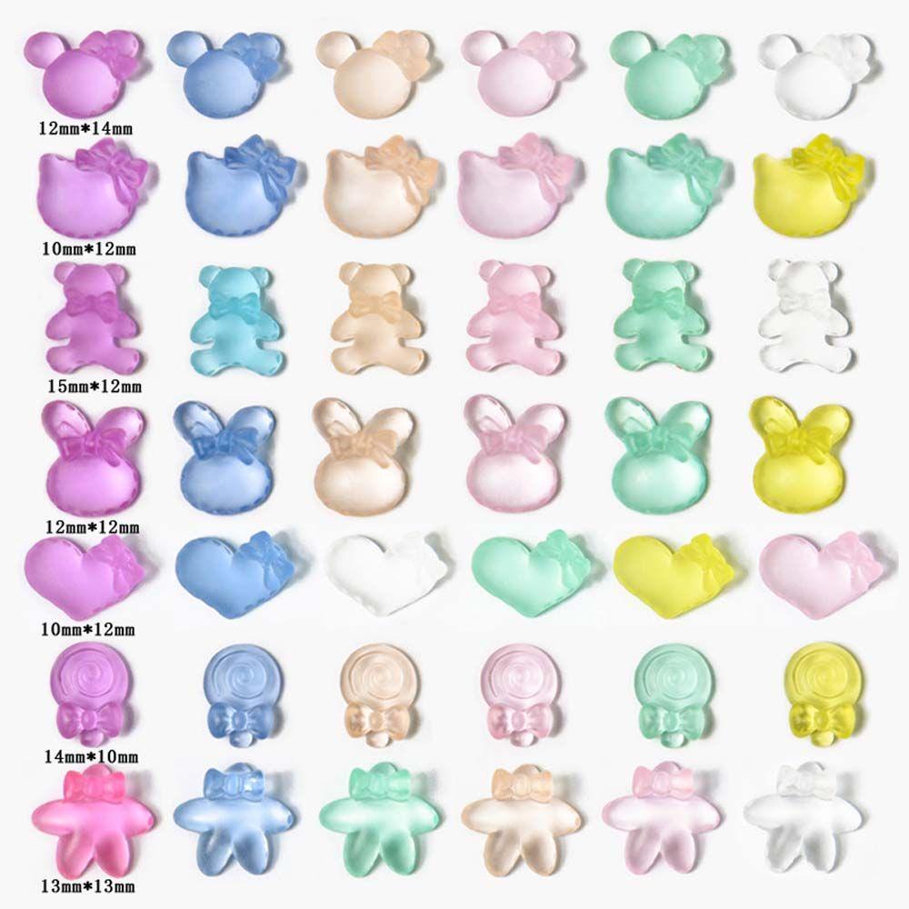 Phụ Kiện Trang Trí Móng Tay Trong Suốt Hình Kẹo DIY|Móng Tay Giả Trang Trí Nghệ Thuật