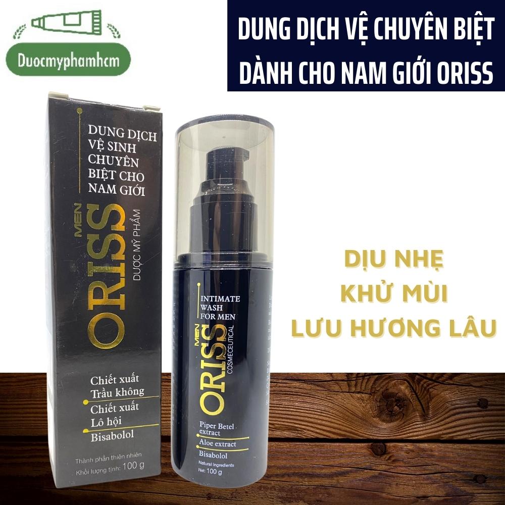 Dung Dịch Vệ Sinh Nam- ORISS MEN Chính Hãng-  Khử Mùi, Chống Nhiễm Khuẩn, Lưu Hương Lâu- 100g