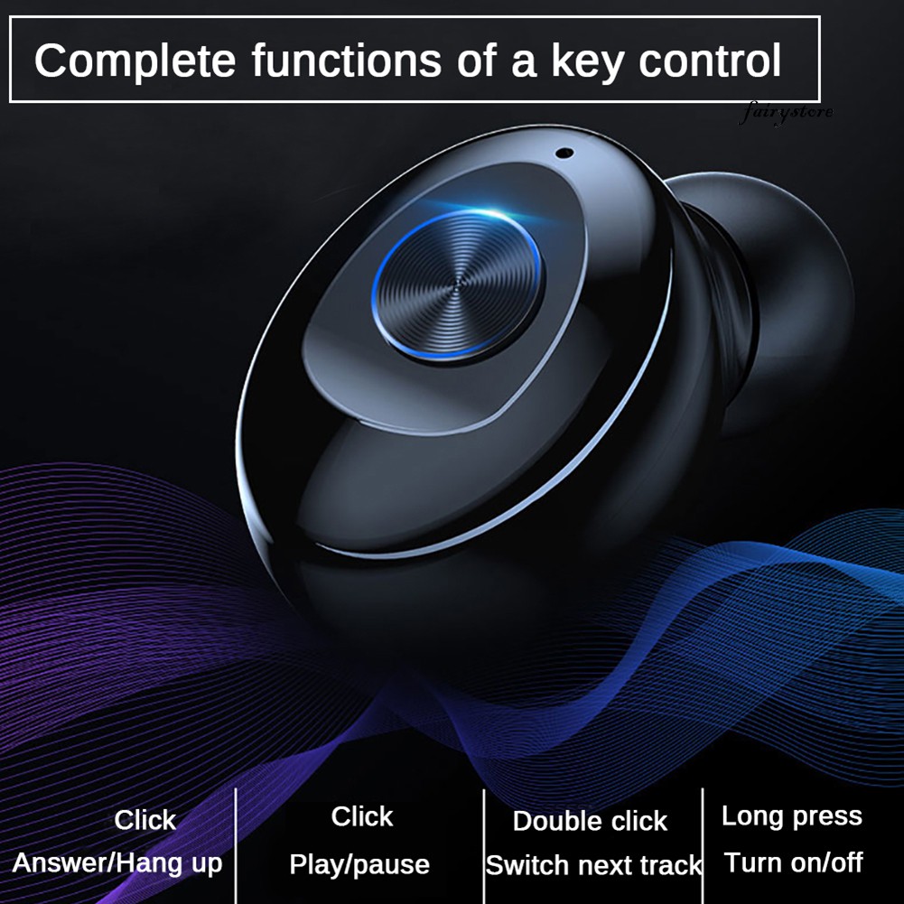 Tai Nghe Bluetooth 5.0 Hifi Fs + Xg12 Tws Kèm Mic Thoại