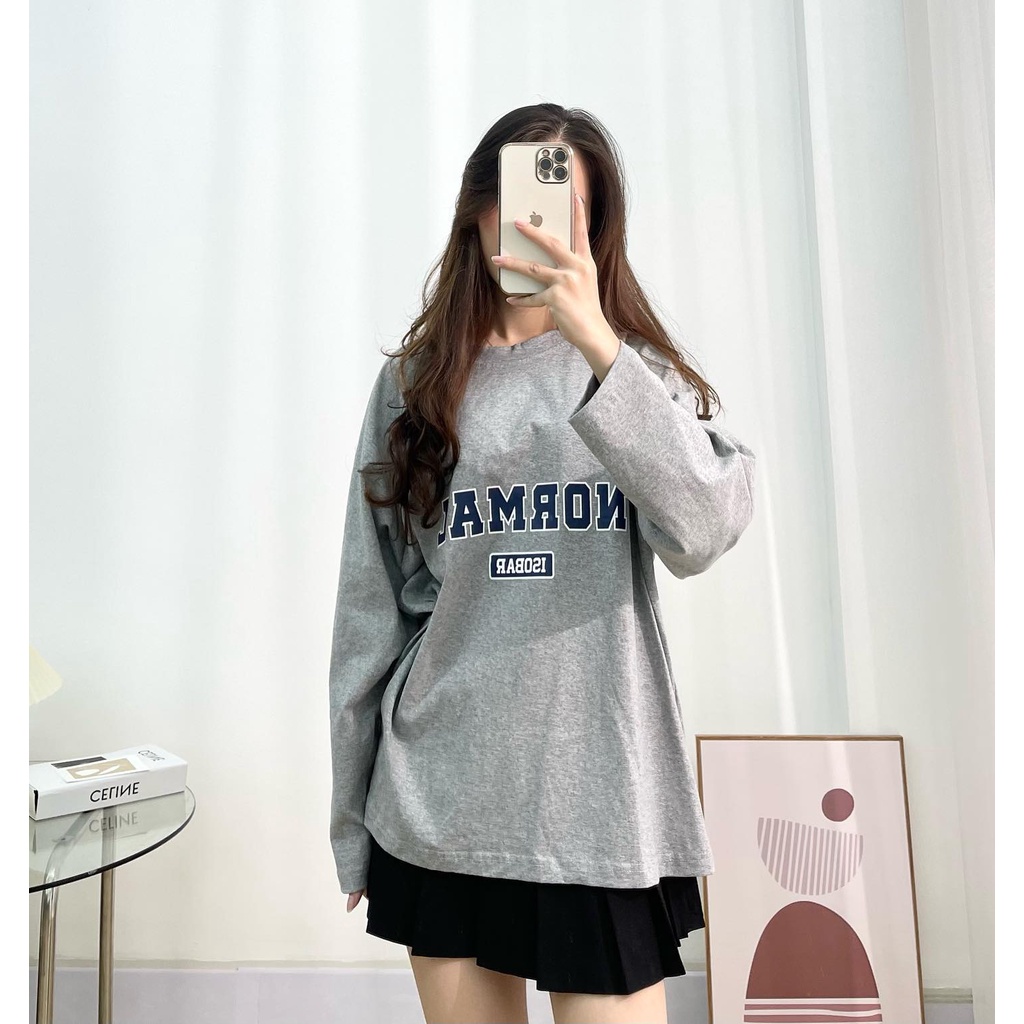 Áo thun dài tay Normal form rộng  Miho house