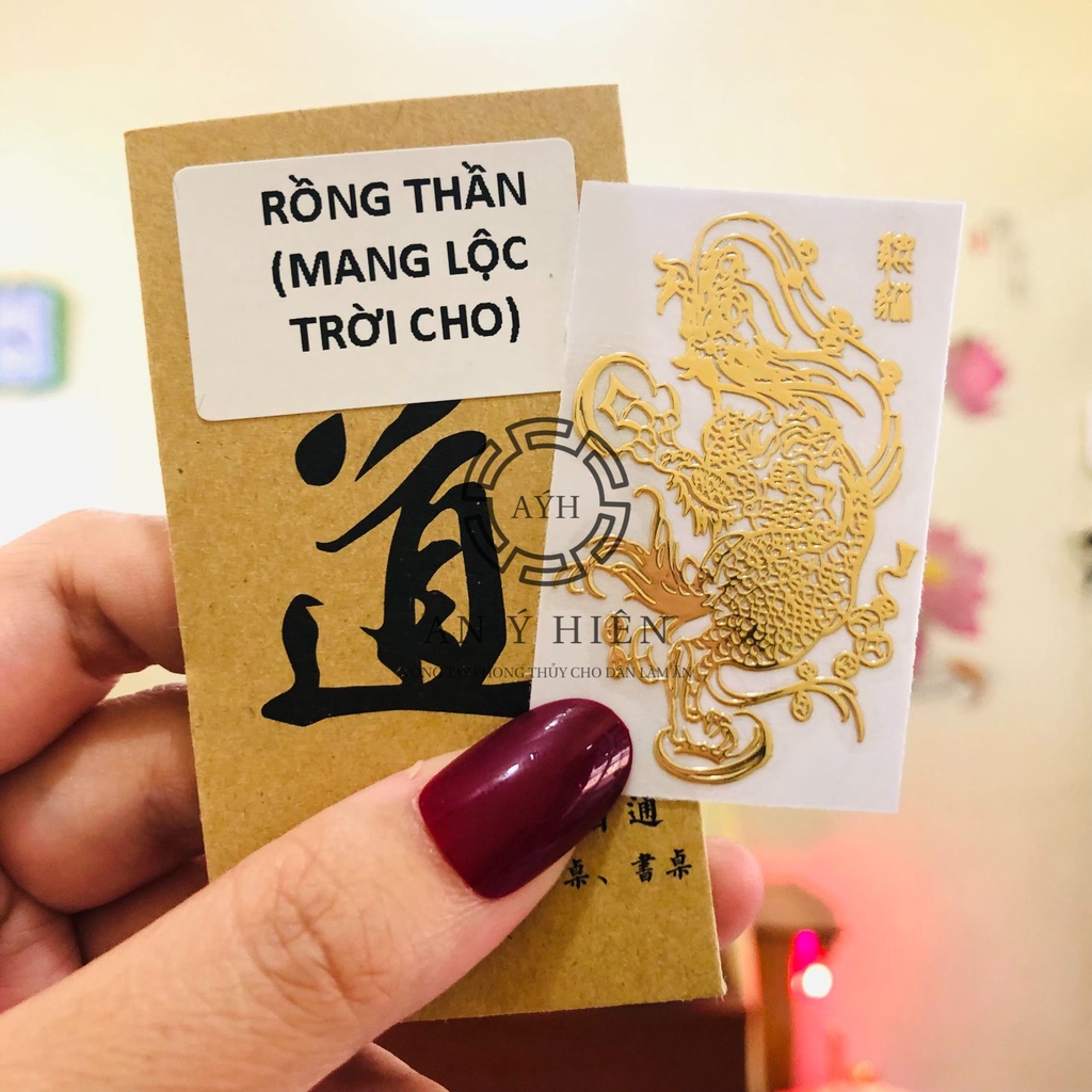 Bộ dán Món lộc trời cho( Đã trì chú, Decal linh phù dán điện thoại- GIÁ SỈ)