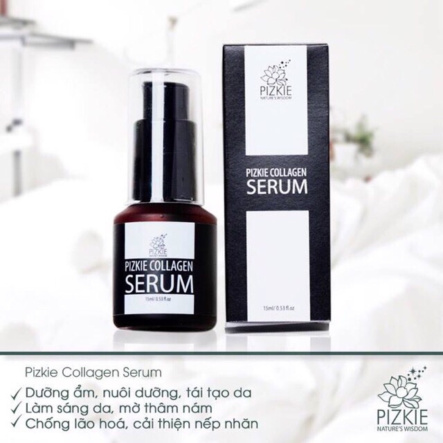 Bộ đôi serum và cream collagen PIZKIE