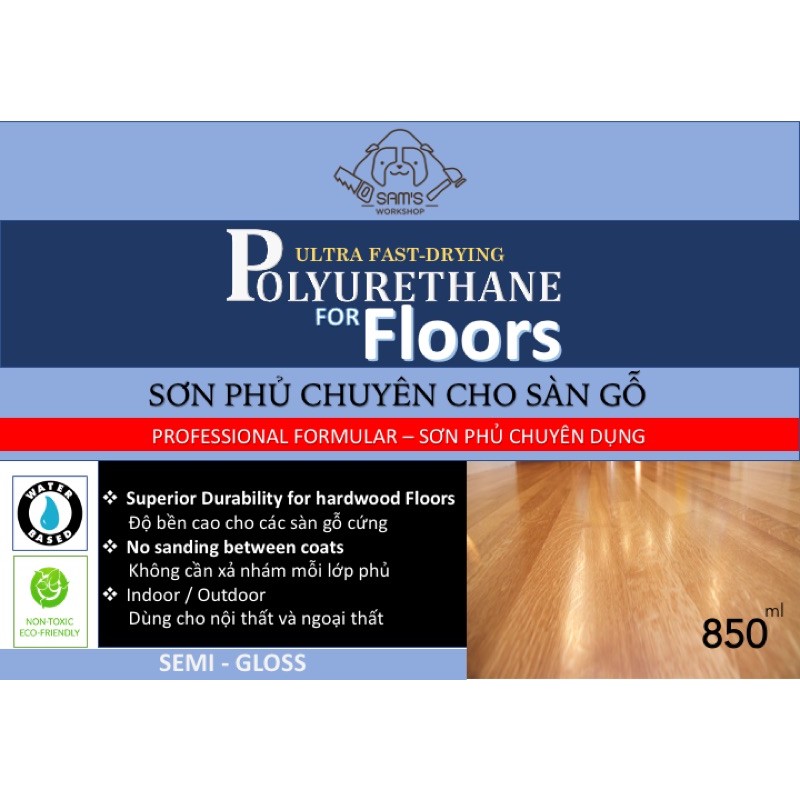 Polyurethane Water Based - Sơn phủ sàn