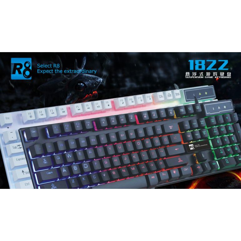 Bàn phím Keyboard R8-1822 cổng USB