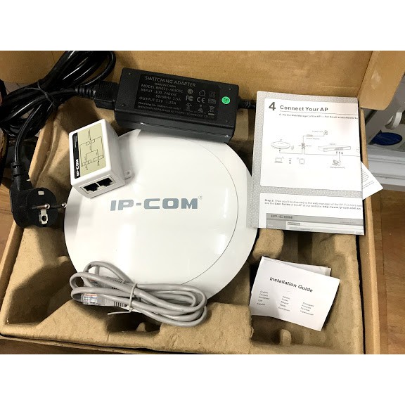 Wifi POE IP-COM AP340 lắp trong nhà, trong phòng quán cà fe nhỏ chính hãng mới 100%