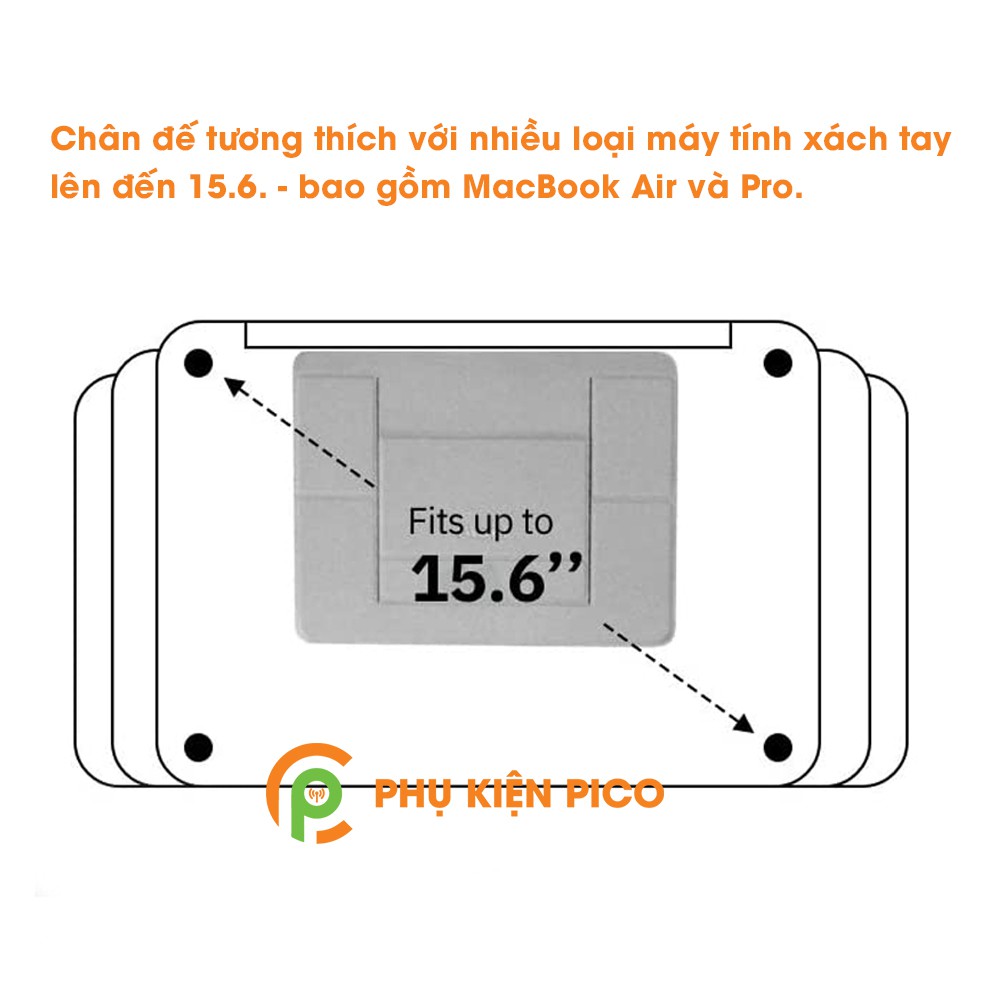 Đế tản nhiệt laptop gấp gọn chính hãng MOFT - Giá đỡ tản nhiệt Laptop vô hình, cho máy tính xách tay, Ipad