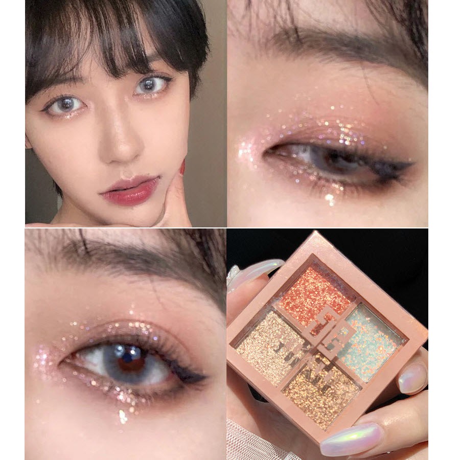 Phấn Mắt DIKALU 4 Ô Nhũ, Lì Siêu Mịn (Auth-Nội Địa Trung) | BigBuy360 - bigbuy360.vn