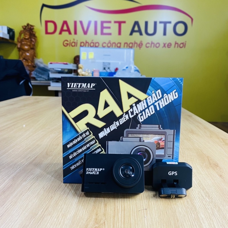 VIETMAP R4A - Camera Hành Trình Nhận Diện Biển Báo Giao Thông - Cảnh Báo Bằng Giọng Nói