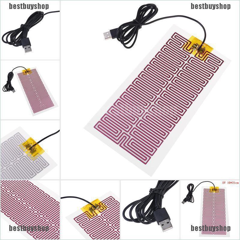 Tấm tạo nhiệt sưởi ấm USB 5V 10cm*21cm chuyên dụng dành cho giày