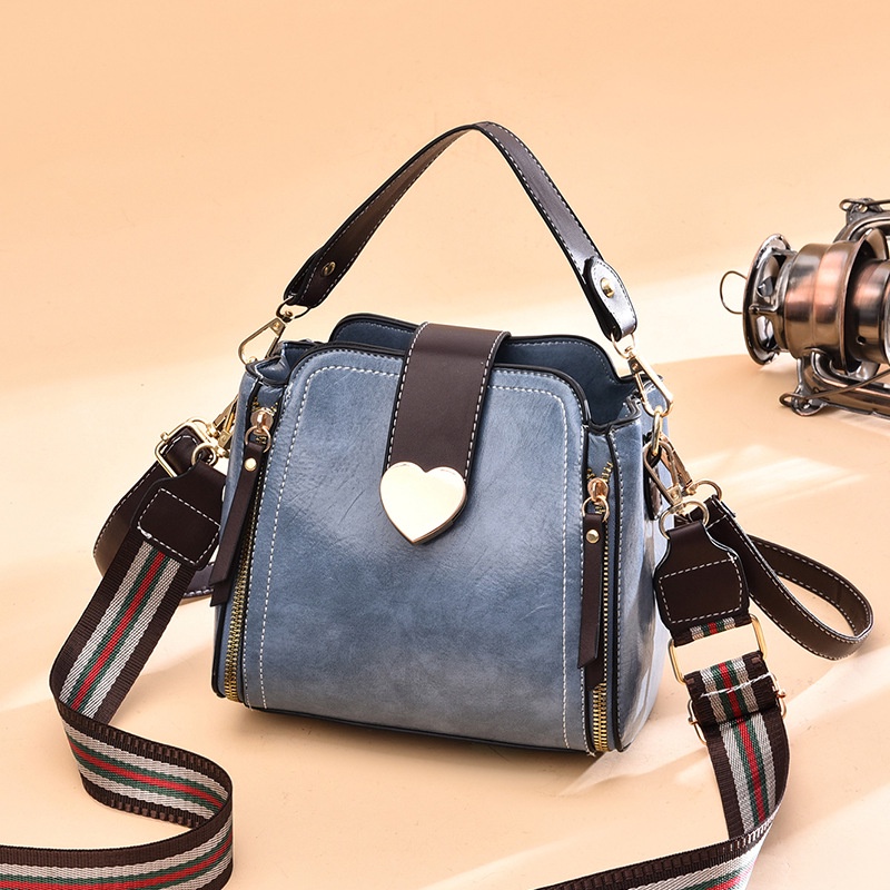 Túi Đeo Chéo Bằng Da Mềm Phong Cách Hàn Quốc Thời Trang Cho Nữ