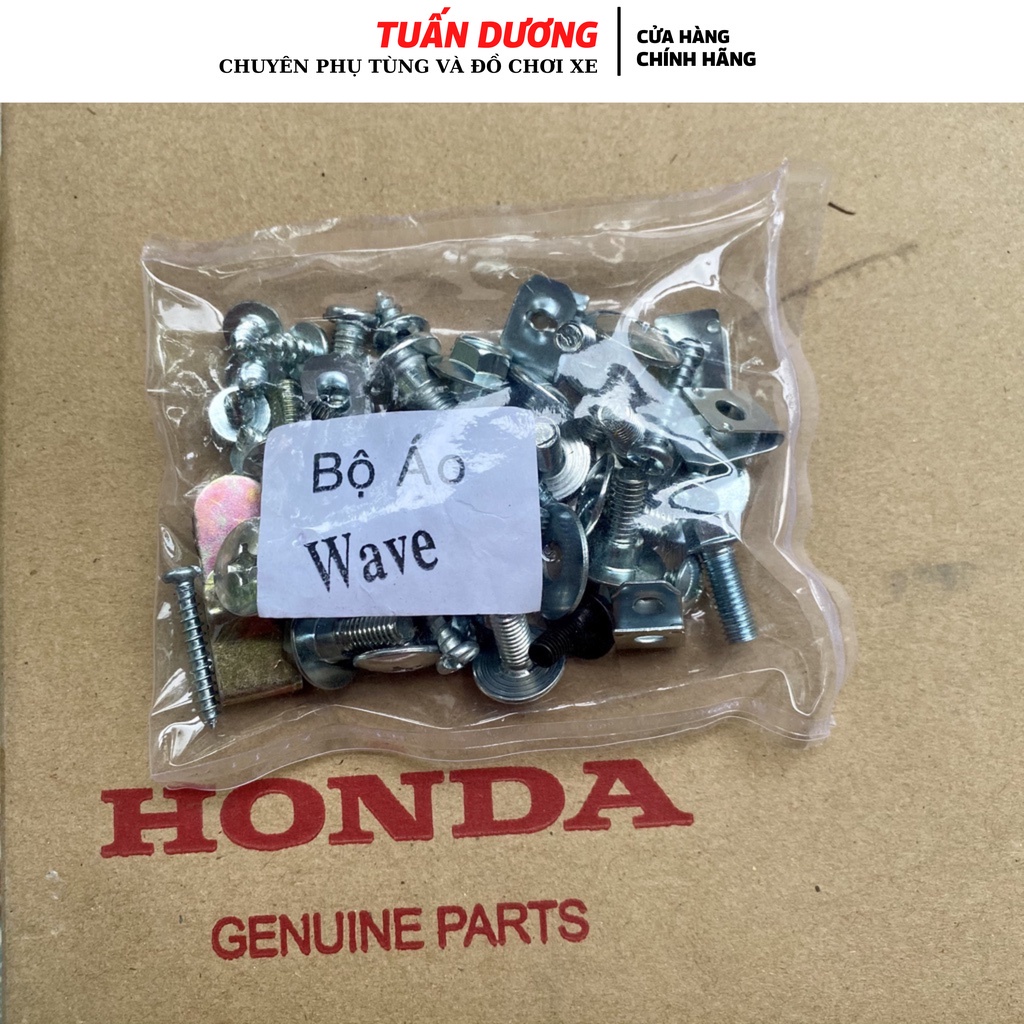 Bộ ốc dàn áo xe Dream - Wave - Ốc vít gắn bộ nhựa áo cho dream và các dòng xe honda