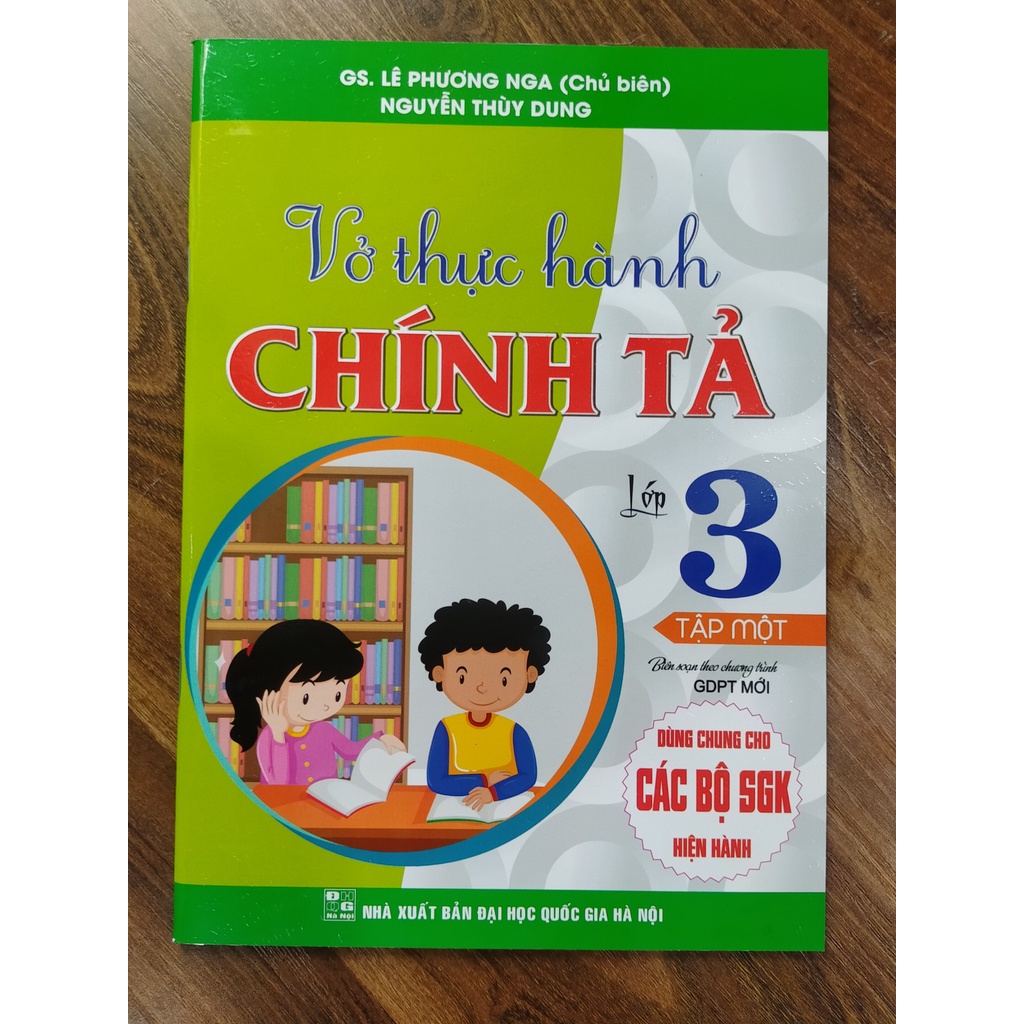 Sách - Combo Vở Thực Hành Chính Tả Lớp 3 - Tập 1 + 2 (Dùng Chung Cho Các Bộ SGK Hiện Hành)