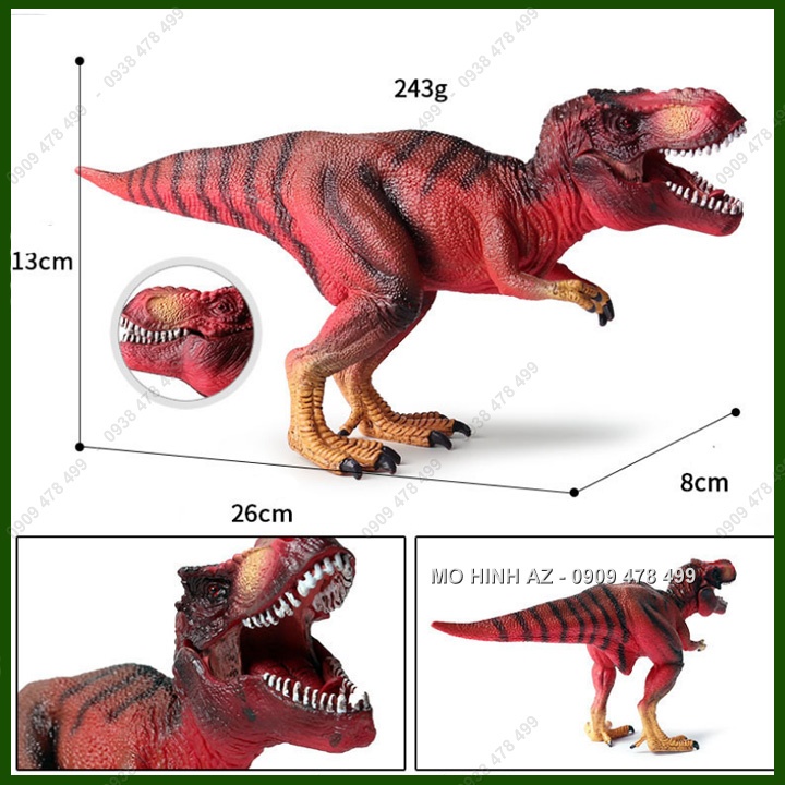 Mô Hình Khủng Long Bạo Chúa T-Rex - Có Khớp Miệng - Dài 23cm - 7333.3