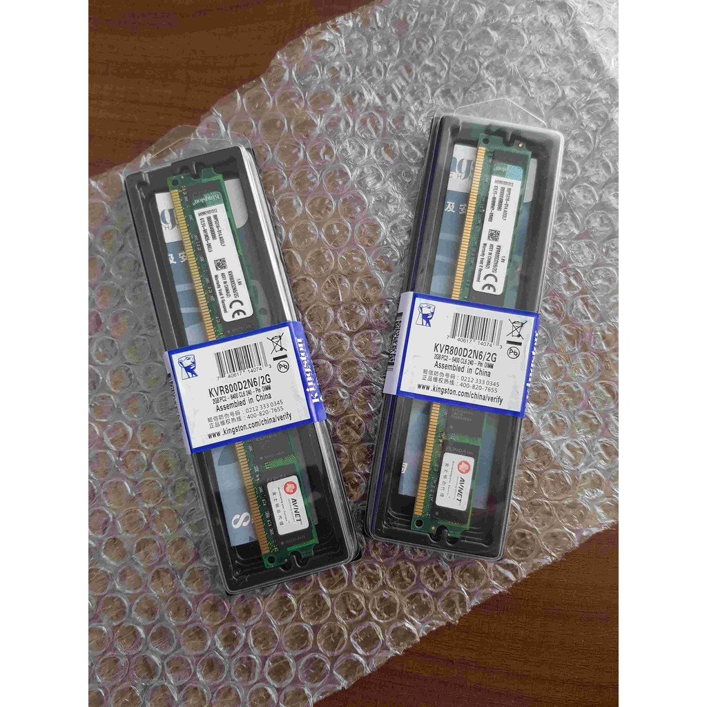 Thẻ Nhớ Kingston 2GB DDR2 RAM 800MHz Cho PC RAM PC2-6400U