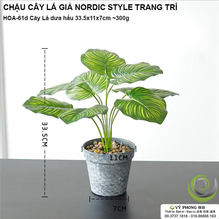 CHẬU CÂY LÁ GIẢ NORDIC TRANG TRÍ NHÀ CỦA ĐẠO CỤ CHỤP ẢNH SẢN PHẨM INS HOA-61