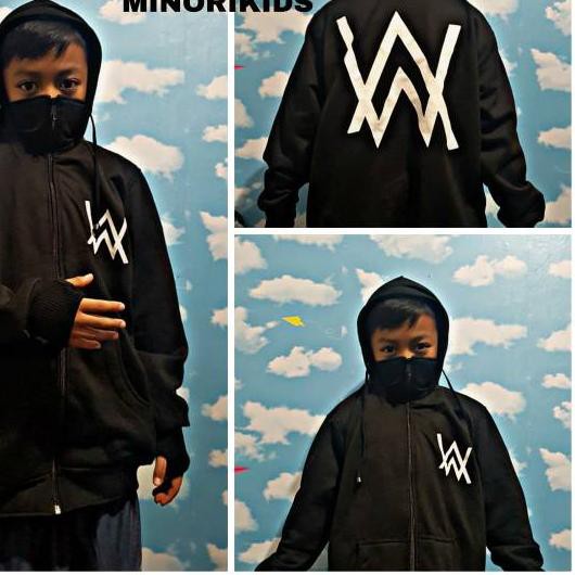 Áo Khoác Hoodie In Hình Ninja Alan Walker Cá Tính Cho Bé