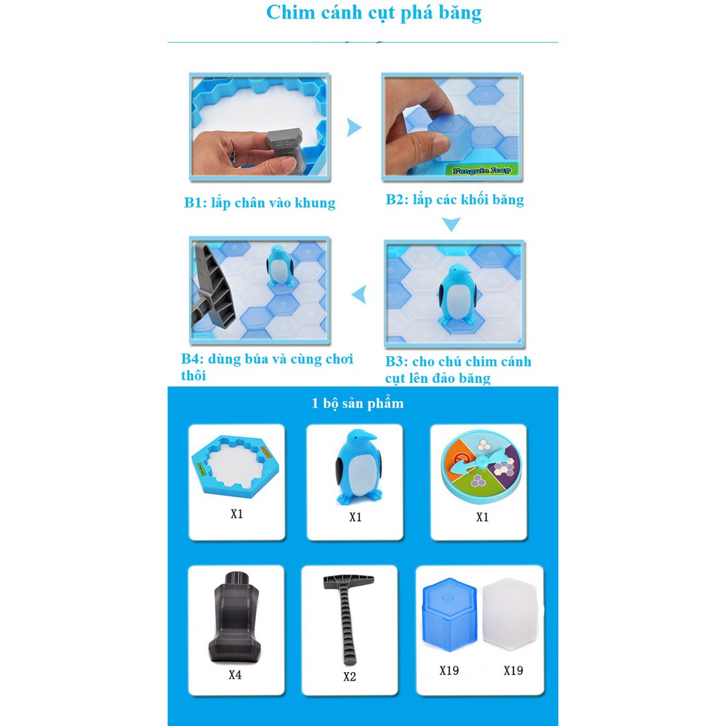 Trò chơi chim cánh cụt phá băng T280