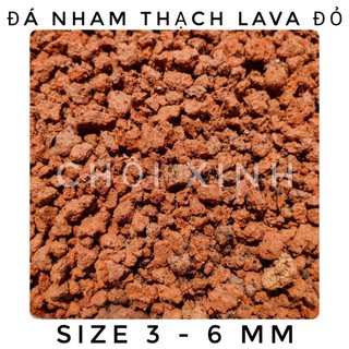 1kg Đá nham thạch Lava Đỏ