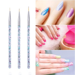 Set 3 cọ vẽ móng nghệ thuật