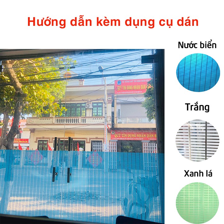 3 mét giấy decal dán cửa kính cường lực B048 kính nhà văn phòng