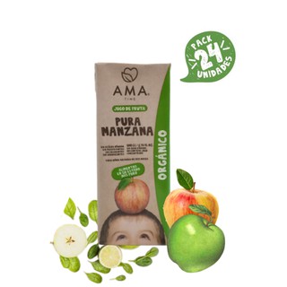 Nước ép Táo hữu cơ nguyên chất hiệu Ama Time - 200ml
