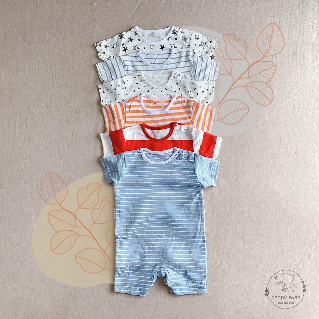 🅷.🄴🅅🄰🄽 Body đùi xuất dư xịn George, 100% cotton mềm mịn chất xịn, nút bấm giấu khéo léo