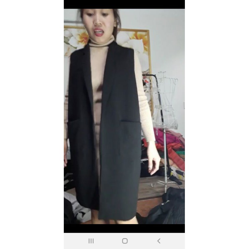 combo vest gile blazer