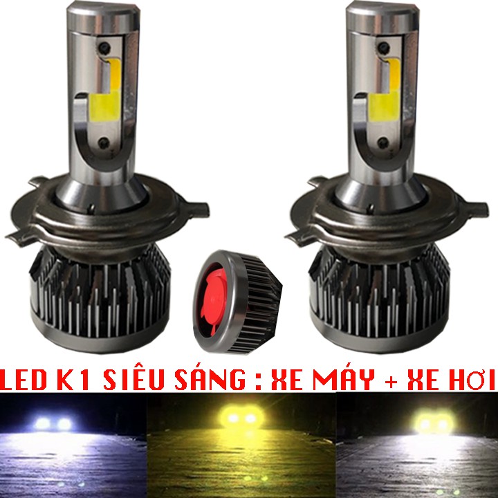 {GIÁ SỈ} Đèn LED K1 siêu sáng XE MÁY + OTO