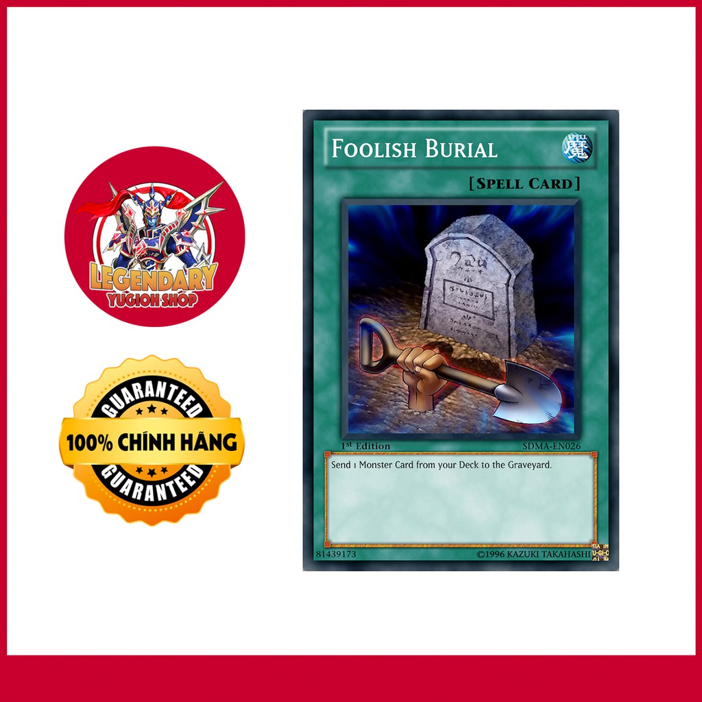 [EN]Thẻ Bài Yugioh Chính Hãng] Foolish Burial