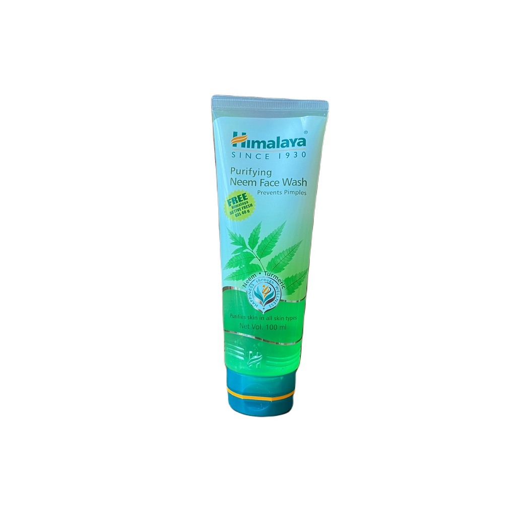 Sữa rửa mặt làm sạch da, ngừa mụn, mờ thâm, kiềm dầu Himalaya Furifying Neem Face Wash 100ml