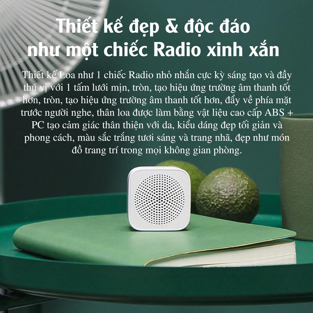 Loa Bluetooth Mini Xiaomi, Loa Xiaomi Thiết kế siêu nhỏ bỏ túi, âm thanh hay, mang theo tiện lợi, pin trâu 6 giờ