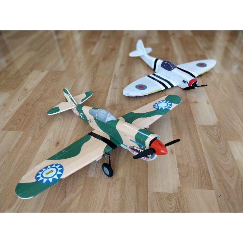 Bộ vỏ kit máy bay P-40 sải 60cm-1m