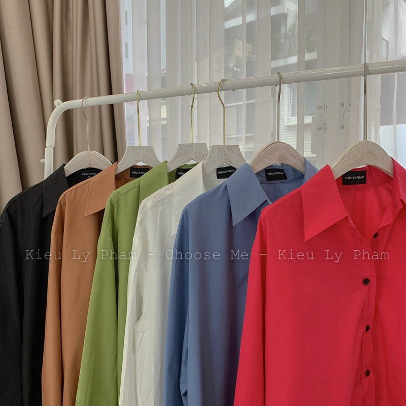 Áo Sơ Mi Nữ, Áo Sơ Mi Nữ Form Rộng, set đồ nhiều màu , Quần Shorts - Choose Me | BigBuy360 - bigbuy360.vn
