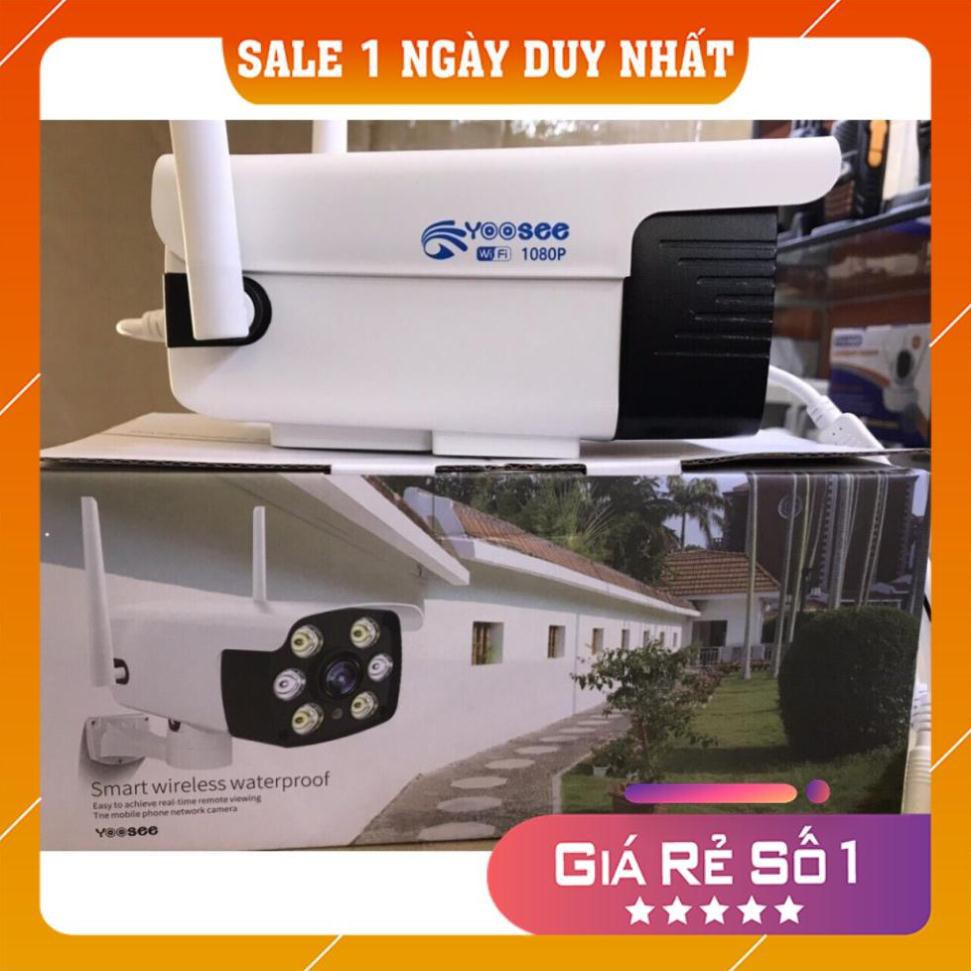 CAMERA GIÁM SÁT NGOÀI TRỜI 6 ĐÈN LED 1080 P FULL HD | Chống mưa chống nắng 30001