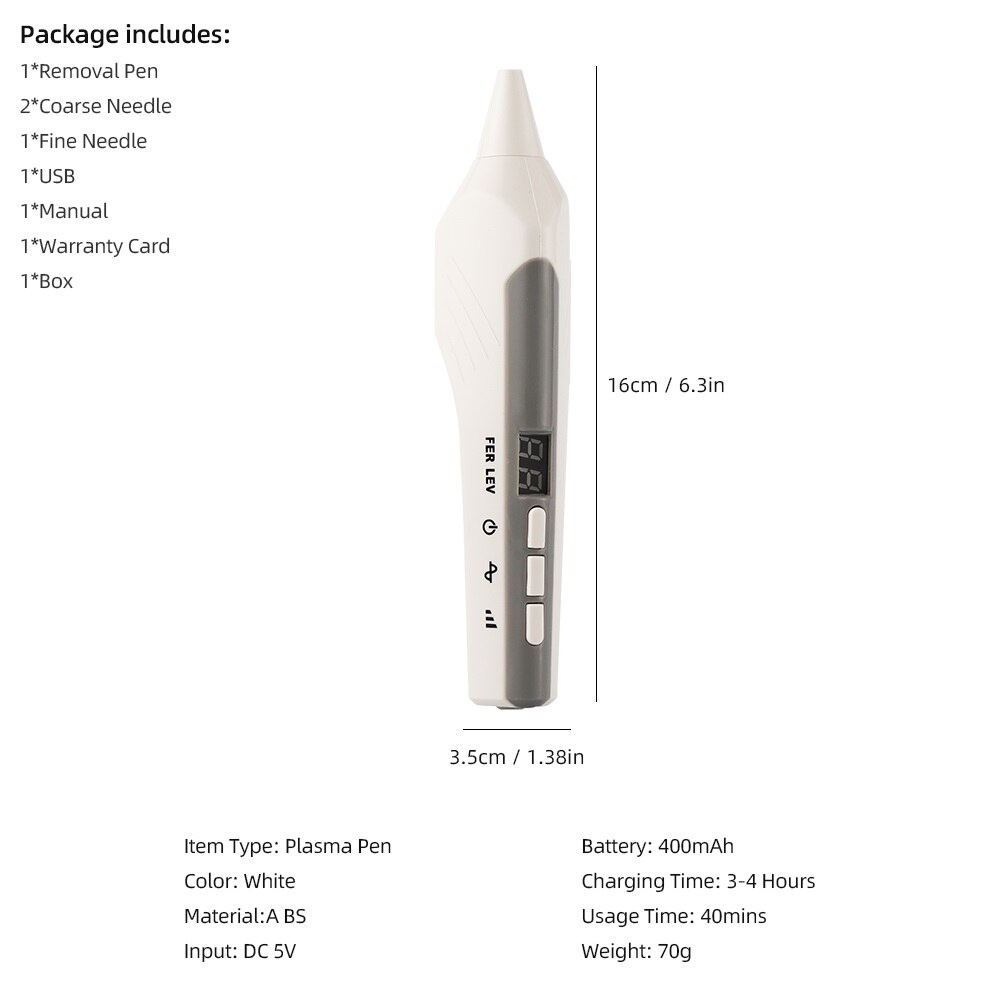 Foreverlily Mãi mãi  Bút Laser 9 Cấp Độ Có Thể Sạc Lại Dùng Hỗ trợ giảm tàn nhang Đốm Đen Và Tàn Nhang