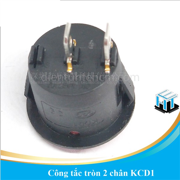 COMBO 4 CÁI Công tắc tròn 2 chân KCD1-105